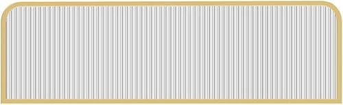 EdfYHSL Trennwände for Essbereiche, Trennwand mit Sichtschutz for die Arbeitsplatte for Arbeitsbereiche im Restaurant Esszimmer-Trennwand aus Glas(Gold,20x120cm/7.87x47.24in) von EdfYHSL