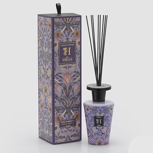 EDG Enzo De Gasperi Enzo De Gasperi Duftflasche Heritage 1000 ml H 23 cm Pure Gardenia von Edg