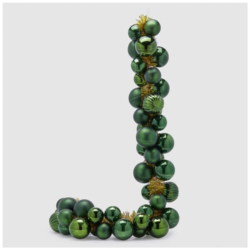 Edg - Enzo De Gasperi Weihnachtsgirlande mit Weihnachtskugeln L170 cm 4 Variationen (1Stk) Verde von Edg