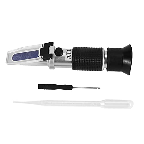 Edgar Refraktometer fuer KFZ Frostschutzpruefer Frostschutz Wasser Batterie Wischwasch -503ATC Refractometer von Edgar