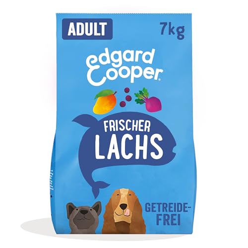 Edgard & Cooper Hundefutter, Trockenfutter für Hunde, (Lachs, 12kg), Hundefutter trocken getreidefrei ohne Zucker, natürliche Zutaten und frisches Lachs, voller essentieller Aminosäuren von Edgard Cooper