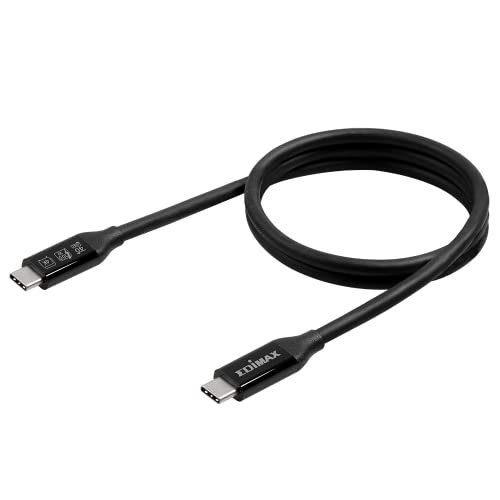 EDIMAX USB-Kabel USB4®, Thunderbolt™ 3 USB-C® Stecker 0.5m Schwarz UC4-0050TB von Edimax