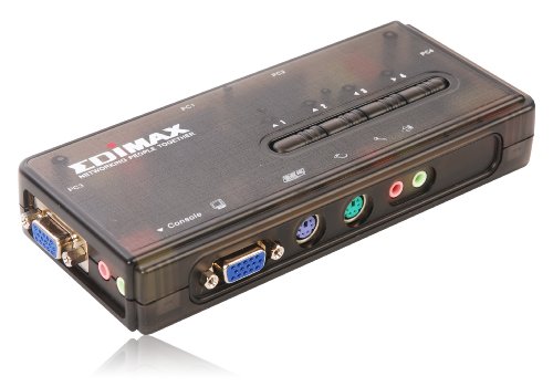 Edimax ek-pak4 KVM 4 Ports Schwarz von Edimax