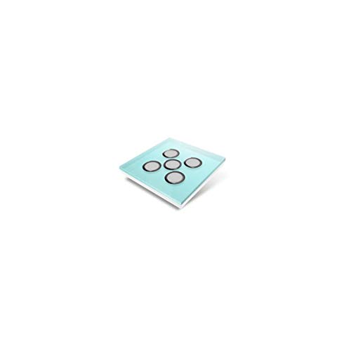 Edisio EFC-L05 Abdeckplatte Crystal klar 5 Tasten von Edisio