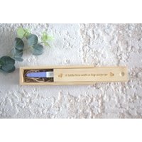 Geschenkbox Erinnerungsbox Aus Holz Mit Gravur Für Daddy To Be Bambus von EditaMHANDMADE