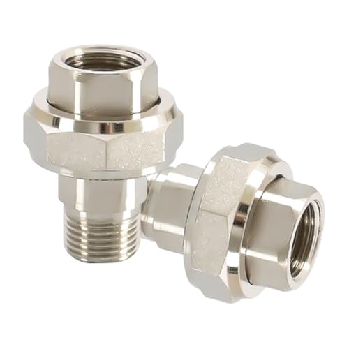 2 Stück Verschraubungen 3/4 Zoll IG x AG Gewindefitting,G3/4 Verbindungsstück Gewindefitting,3/4" Verschraubung aus Messing, DN20 Rohrverschraubung Gewindefitting,Konisch Dichtend 2 Stück Verschraubungen 3/4 Zoll IG x AG Gewindefitting,G3/4 Verbindungsstück Gewindefitting,3/4" Verschraubung aus Messing, DN20 Rohrverschraubung Gewindefitting,Konisch Dichtend von Editbar