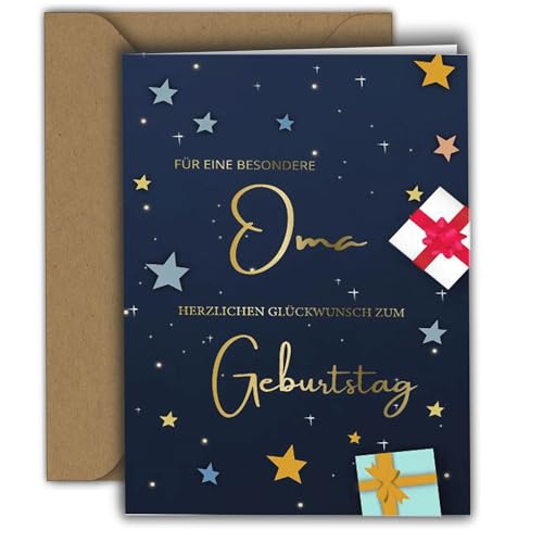 Edition Colibri Geburtstagskarte für Oma – FÜR EINE BESONDERE OMA – Glückwunschkarte für Großmutter I Premium Klappkarte mit Umschlag I Glückwunschkarte Omi, Oma, A6 Edition Colibri Geburtstagskarte für Oma – FÜR EINE BESONDERE OMA – Glückwunschkarte für Großmutter I Premium Klappkarte mit Umschlag I Glückwunschkarte Omi, Oma, A6 von Edition Colibri