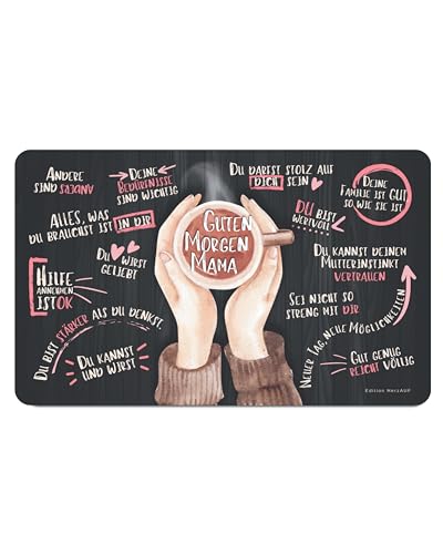 Mama Geschenk: Frühstücksbrettchen “Guten Morgen Mama", Geburtstagsgeschenk für Mama, Muttertag Geschenk, beste Mama, frischgebackene Mama von Edition HerzAUF