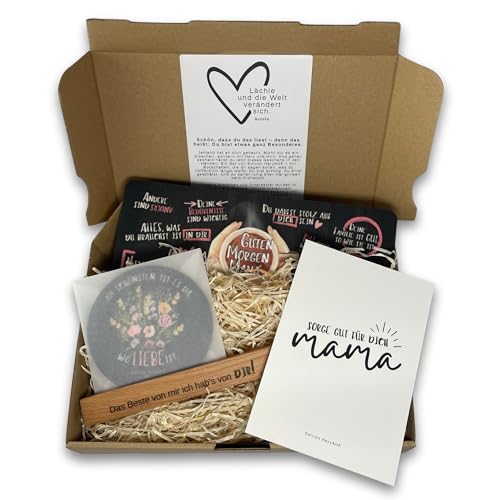 Geschenk für Mama: Frühstücksbrettchen mit Halter und Untersetzer "Wo Liebe ist"I individualisierbares Geburtstagsgeschenk für Mama, Geschenk frischgebackene Mama Geschenk für Mama: Frühstücksbrettchen mit Halter und Untersetzer "Wo Liebe ist"I individualisierbares Geburtstagsgeschenk für Mama, Geschenk frischgebackene Mama von Edition HerzAUF