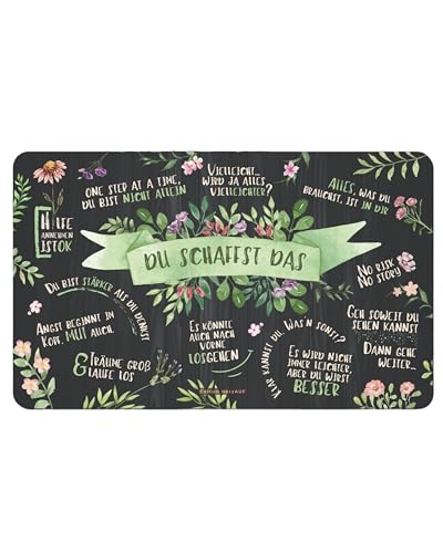 Mutmacher Geschenk "DU SCHAFFST DAS" - Frühstücksbrettchen, Geschenk zur Aufmunterung, Kur Geschenk, Geschenk für Freundin, Motivations Geschenk Mutmacher Geschenk "DU SCHAFFST DAS" - Frühstücksbrettchen, Geschenk zur Aufmunterung, Kur Geschenk, Geschenk für Freundin, Motivations Geschenk von Edition HerzAUF