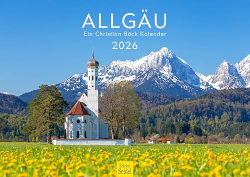Edition Seidel Premium Kalender Allgäu 2026 Format DIN A3 Wandkalender Deutschland Alpen Schwangau Kempten Schloss Berge Christian Bäck von Edition Seidel