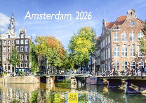 Edition Seidel Premium Kalender Amsterdam 2026 Format DIN A4 Wandkalender Europa Niederlande Holland Tulpen Grachten Brücken Metropole Skyline Edition Seidel Premium Kalender Amsterdam 2026 Format DIN A4 Wandkalender Europa Niederlande Holland Tulpen Grachten Brücken Metropole Skyline von Edition Seidel