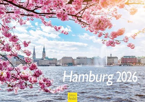 Edition Seidel Premium Kalender Hamburg 2026 Format DIN A3 Wandkalender Deutschland Hanse Stadt Elbe Hafen Metropole Skyline von Edition Seidel