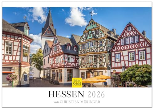 Edition Seidel Premium Kalender Hessen 2026 Format DIN A4 Wandkalender Deutschland Frankfurt Römer Kurhaus Wiesbaden Limburger Dom Taunus Christian Müringer Edition Seidel Premium Kalender Hessen 2026 Format DIN A4 Wandkalender Deutschland Frankfurt Römer Kurhaus Wiesbaden Limburger Dom Taunus Christian Müringer von Edition Seidel