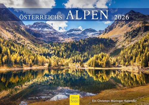 Edition Seidel Premium Kalender Österreichs Alpen 2026 Format DIN A4 Wandkalender Europa Österreich Berge Natur Landschaft Christian Müringer Edition Seidel Premium Kalender Österreichs Alpen 2026 Format DIN A4 Wandkalender Europa Österreich Berge Natur Landschaft Christian Müringer von Edition Seidel