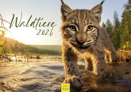 Edition Seidel Premium Kalender Waldtiere 2026 Format DIN A3 Wandkalender Tierkalender Wald Tiere Luchs Hirsch Hase Igel Wolf Wildtiere Edition Seidel Premium Kalender Waldtiere 2026 Format DIN A3 Wandkalender Tierkalender Wald Tiere Luchs Hirsch Hase Igel Wolf Wildtiere von Edition Seidel