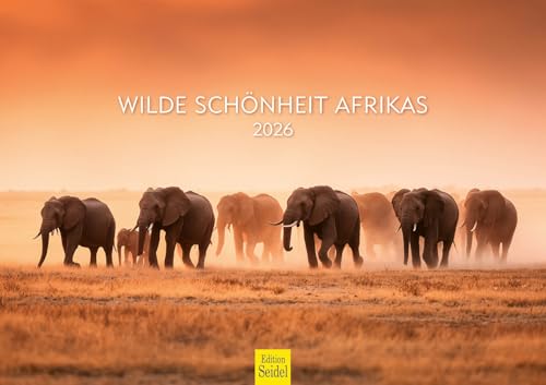 Edition Seidel Premium Kalender Wilde Schönheit Afrikas 2026 Format DIN A3 Wandkalender Tiere Elefant Löwe Giraffe Zebra Safari Natur Wildtiere Edition Seidel Premium Kalender Wilde Schönheit Afrikas 2026 Format DIN A3 Wandkalender Tiere Elefant Löwe Giraffe Zebra Safari Natur Wildtiere von Edition Seidel