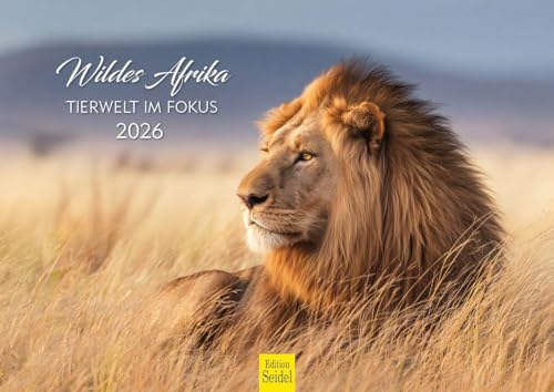 Edition Seidel Premium Kalender Wildes Afrika Tierwelt im Fokus 2026 Format DIN A4 Wandkalender Tiere Elefant Löwe Giraffe Zebra Safari Natur Wildtiere Edition Seidel Premium Kalender Wildes Afrika Tierwelt im Fokus 2026 Format DIN A4 Wandkalender Tiere Elefant Löwe Giraffe Zebra Safari Natur Wildtiere von Edition Seidel