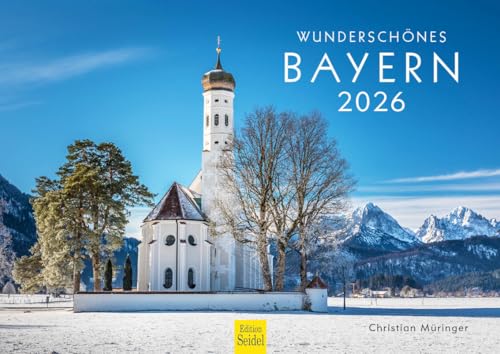 Edition Seidel Premium Kalender Wunderschönes Bayern 2026 Format DIN A4 Wandkalender Europa Deutschland München Schloss Natur Alpen Berge See Zugspitze Christian Müringer Edition Seidel Premium Kalender Wunderschönes Bayern 2026 Format DIN A4 Wandkalender Europa Deutschland München Schloss Natur Alpen Berge See Zugspitze Christian Müringer von Edition Seidel