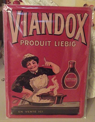 Éditions Clouet 29017 Blechschild, Motiv: Viandox Dorfinant, 15 x 21 cm von Éditions Clouet