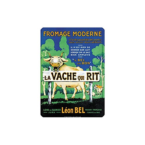 Éditions Clouet 29227 Blechschild, Motiv: Käse 'La Vache Qui Rit', 15 x 21 cm Éditions Clouet 29227 Blechschild, Motiv: Käse 'La Vache Qui Rit', 15 x 21 cm von Éditions Clouet
