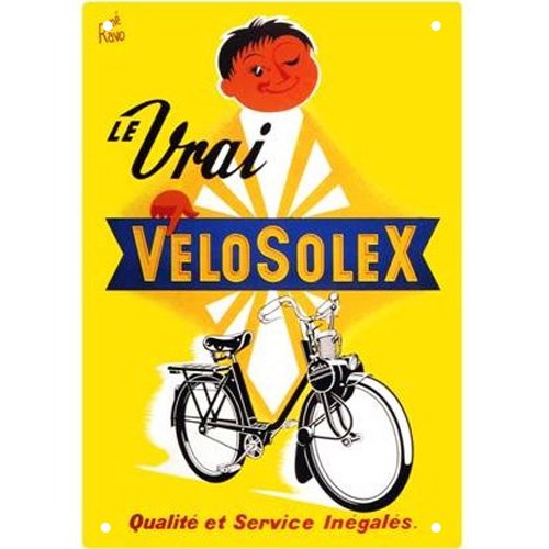 Éditions Clouet 29239 Blechschild VELOSOLEX Metall 15 x 21 cm Éditions Clouet 29239 Blechschild VELOSOLEX Metall 15 x 21 cm von Éditions Clouet