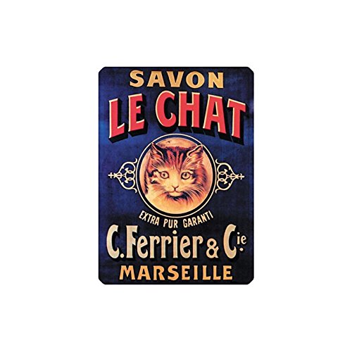 Éditions Clouet 29342 – Kleines Metallschild 15 x 21 cm "Seife Le Chat – Le Cat" Éditions Clouet 29342 – Kleines Metallschild 15 x 21 cm "Seife Le Chat – Le Cat" von Éditions Clouet