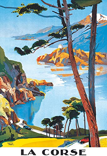 Éditions Clouet 50337 – Touristenposter 50 x 70 cm PLM – Tour en Korsika von Éditions Clouet