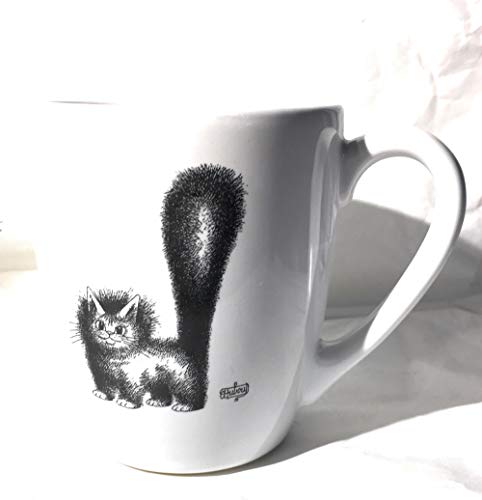 Editions Clouet Tasse aus Keramik – niedliche Katze – Farbe Schwarz und Weiß – 11 x 9 cm Editions Clouet Tasse aus Keramik – niedliche Katze – Farbe Schwarz und Weiß – 11 x 9 cm von Editions Clouet