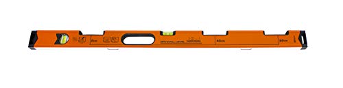 Edma 175455 Wasserwaage 90cm Speziell Trockenbau, Orange von Edma