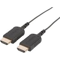 Ednet HDMI Anschlusskabel HDMI-A Stecker, HDMI-A Stecker 2.00m Schwarz 84458 Ultra HD (4k) HDMI mit von Ednet