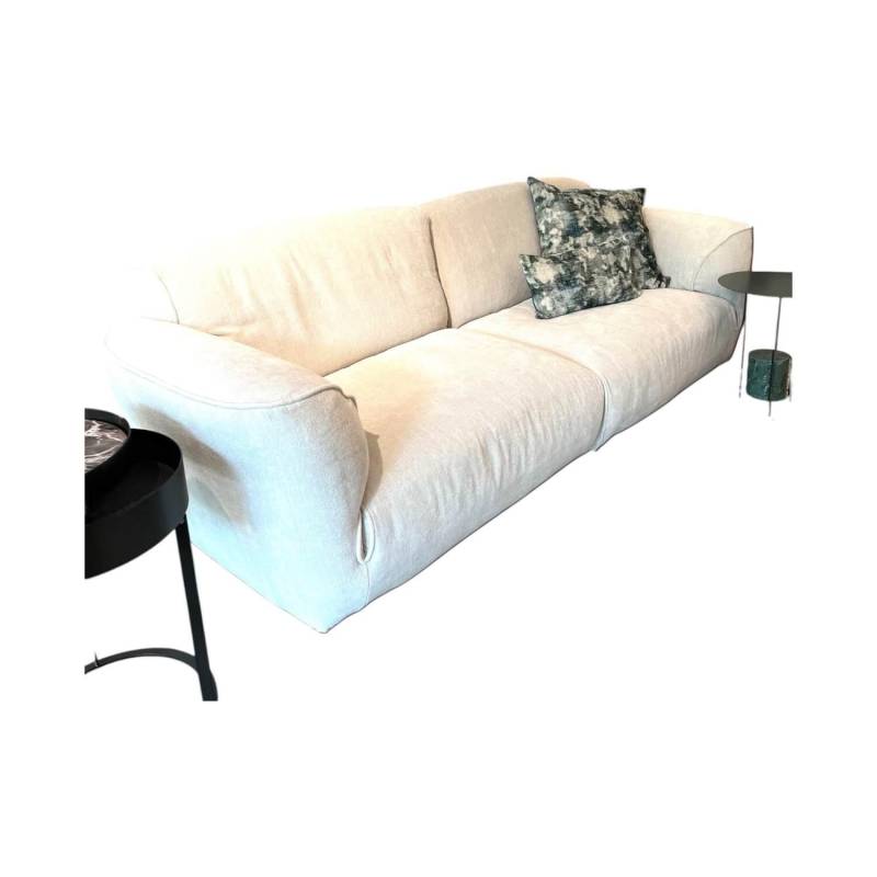 Sofa Grande Soffice Stoff Imperial T 8560 Beige Füße Mit Stoff Bezogen Rückenleh... von Edra