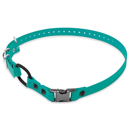 Educator Elastisches Hundehalsband mit Druckknopf, Biothan, wasserdicht, geruchsneutral, einfach zu verbinden und zu trennen, D-Ring mit bequemer, elastischer Schnalle, verstellbar für eine Educator Elastisches Hundehalsband mit Druckknopf, Biothan, wasserdicht, geruchsneutral, einfach zu verbinden und zu trennen, D-Ring mit bequemer, elastischer Schnalle, verstellbar für eine von Educator