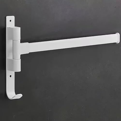 Handtuchhalter Bad Schwenkbar Handtuchstange Einarmig Selbstklebend Badetuchhalter Wand Ohne Bohren Badezimmer Zubehör,Weiß Handtuchhalter Bad Schwenkbar Handtuchstange Einarmig Selbstklebend Badetuchhalter Wand Ohne Bohren Badezimmer Zubehör,Weiß von Edumov