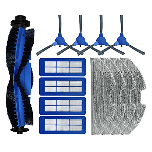 Eduuyvee FüR RoboVac G10 G20 G30 Hybrid Ersatzteile Hepa Filter WischtüCher HauptseitenbüRste Staubsauger von Eduuyvee