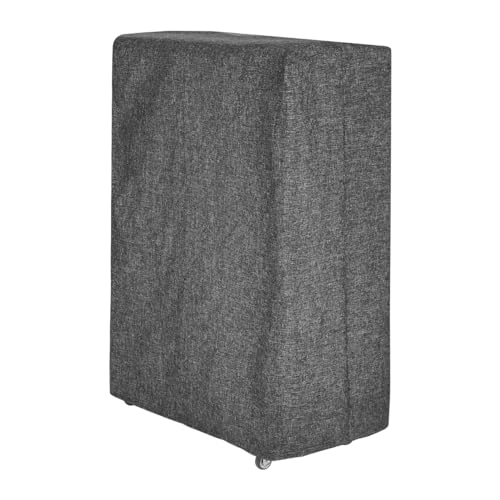 Edward Bed & Bath Klappbett Abdeckung, 95x112x40 cm hochwertige Schutzhülle für Extrabett, staubdichte Überzug, Aufbewahrung und Schutz fürs Gästebett, dunkelgrau von Edward Bed & Bath