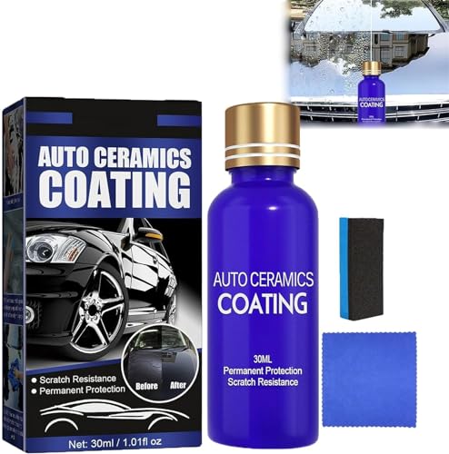 Micro-Molecule Crystal Coating Restoration Care Agent,Multifunctional Car Ceramic Coating Restorer,Car Nano Ceramic Crystal Coating,Car Paint Restorer,High Protection Quick Car Coating (1 Pcs) von Eeiiey