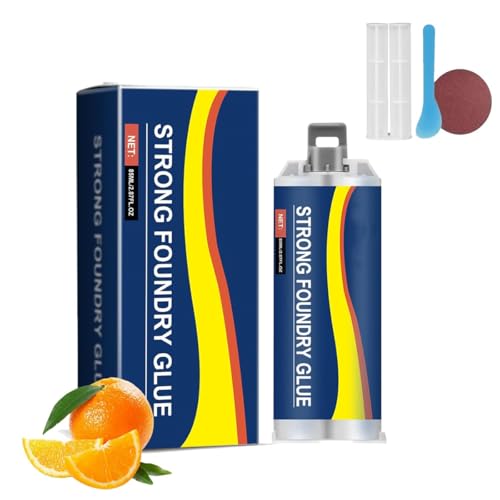 Sevengreen Strong Foundry Glue,Metal Repair Glue, All Purpose Repairing Glues Metal Repairing Agent,Strong Casting Welding Filler,Enhanced Casting Glues Metals Repair for All Surfaces (1 Pcs) von Eeiiey