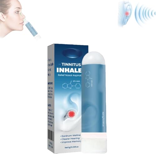 Techsilen for Tinnitus,Echoease Tinnitus Inhaler, Tinnitus Relief for Ringing Ears Device,Ear Ringing Relief,EchoEase Tinnitus Relief Nasal Inhaler,Tinnitus Inhaler Relief for Ringing Ears (1 Pcs) von Eeiiey