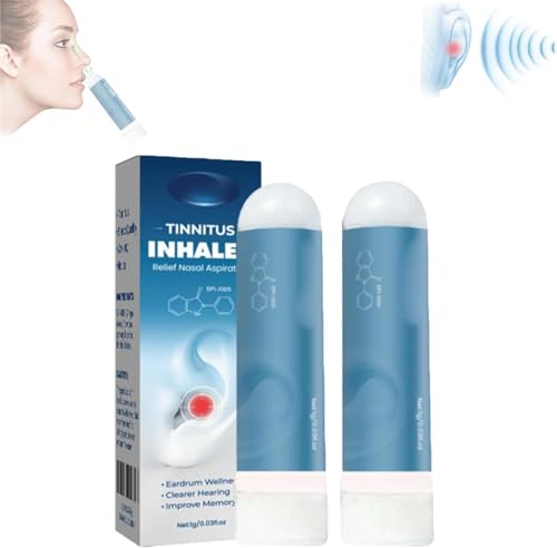 Techsilen for Tinnitus,Echoease Tinnitus Inhaler, Tinnitus Relief for Ringing Ears Device,Ear Ringing Relief,EchoEase Tinnitus Relief Nasal Inhaler,Tinnitus Inhaler Relief for Ringing Ears (2 Pcs) von Eeiiey