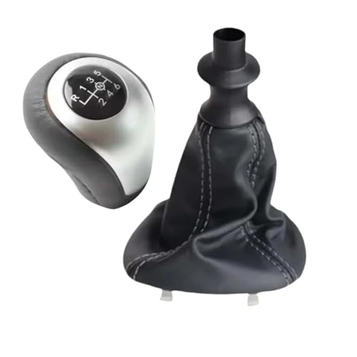 Eejghfwq Schaltknauf Für Benz W447 Für VITO 2017-2020 6-Gang-Schaltgetriebe Schaltknauf Hebel Schaltmanschette Kofferraumkragen Auto-Styling-Zubehör Schaltknaufkopf(B0445-K0731) von Eejghfwq