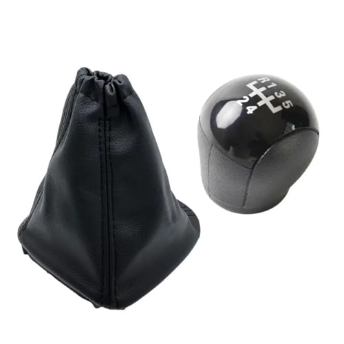 Eejghfwq Schaltknauf Für Ford Für Transit Für Van MK7 (2006-2013) Car Styling 5/6-Gang-Schaltgetriebe Schaltknauf Hebel Schaltmanschette Schaltknaufkopf(5 Speed Combo) von Eejghfwq