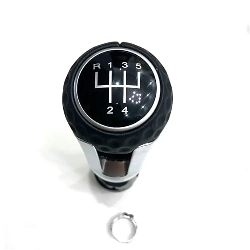 Eejghfwq Schaltknauf Für VW Für Golf 7 MK7 Für GTI Für GTD 2013-2018 5G1 711 113 D 5/6 Geschwindigkeit Auto Leder Schaltknauf Auto Schaltknauf Schaltknaufkopf(5 Speed) von Eejghfwq