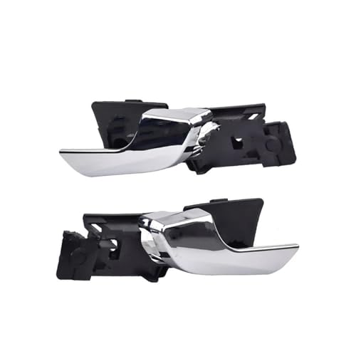 Eejghfwq Türgriff Innentür Auto Für Alfa Für Romeo Für Giulietta 2010-2019 Vorne Hinten Links Rechts Türgriff Helle Silber 156092165 156092160 Auto-Innentürgriff(Front A Pair) von Eejghfwq