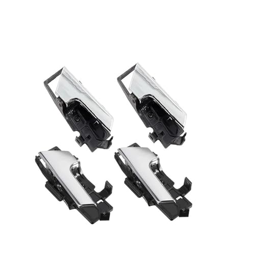 Eejghfwq Türgriff Innentür Auto Für Chevy Für Aveo 2007-2011 Türgriff Links & Rechts Innen 96462710 Auto-Innentürgriff(4 Piece) von Eejghfwq