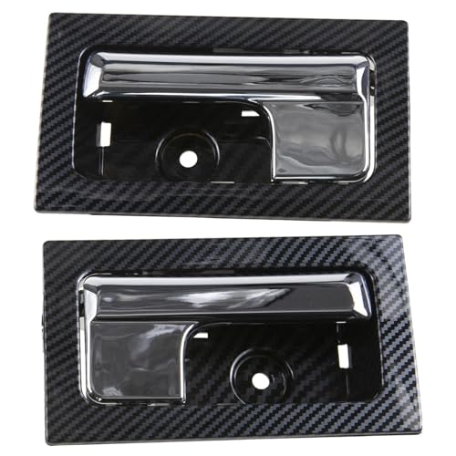 Eejghfwq Türgriff Innentür Auto Für Ford Für F150 2009-2014 Innentür Pull Griff Links Rechts AL3Z-1522601-BC FL AL3Z-1522600-BC Auto-Innentürgriff(1 Pair Carbon fiber) von Eejghfwq