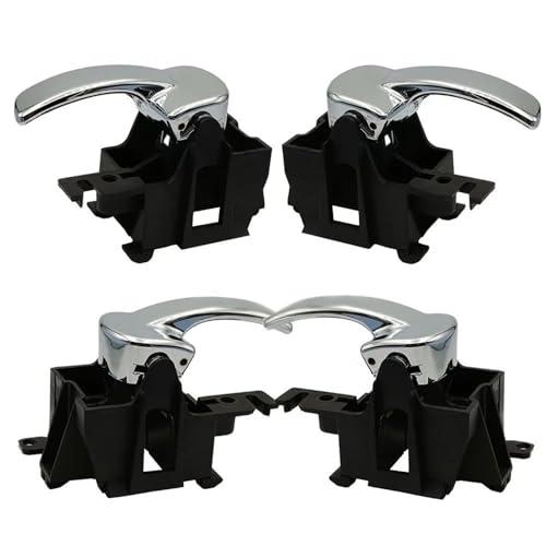 Eejghfwq Türgriff Innentür Auto Für Nissan Für Navara Für D40 2004-2014 Innen Türgriff Links Rechts Vorne Hinten 80671-4X02B 806714X02B 80670-4X02B 806704X02B Auto-Innentürgriff(One Set) von Eejghfwq