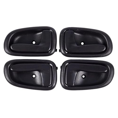 Eejghfwq Türgriff Innentür Auto Für Toyota Für Corolla 1992-1997 Schwarz Links Rechts Innen Türgriff 69206-12120 69205-12120 Auto-Innentürgriff(4Piece) von Eejghfwq