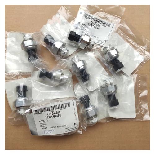 Für Chevrolet Für Trailblazer Für Tahoe Für GMC 4.8L 5.3L 6.0L 5.7L 6.2L 12616646 Öldrucksensor Senderschalter D1846A 10 STÜCKE Stickoxidsensor NOx Sensor Stickstoff Prob von Eejghfwq