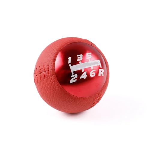 Schaltknauf Für Civic Für Accord EK9 EP3 FN2 DC2 DC5 S2000 FD2 Mu Gen 5/6 Geschwindigkeit M10x1.5 Manuelle Auto Schaltknauf Schalthebelkopf Schaltknaufkopf(6 speed red) von Eejghfwq